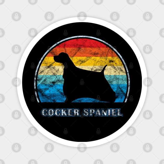 Cocker Spaniel Vintage Design Dog Magnet by millersye